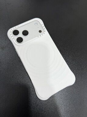 White Wavy Textured Phone Case